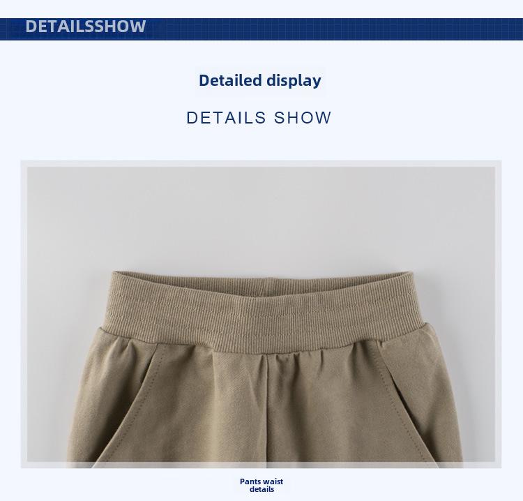 Осенние корейские брюки для мальчиков 2024 года: Новая коллекция для детей