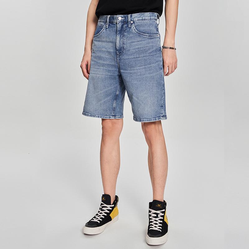 Lee Denim Shorts Men's Light Blue LMB100903101254A03009