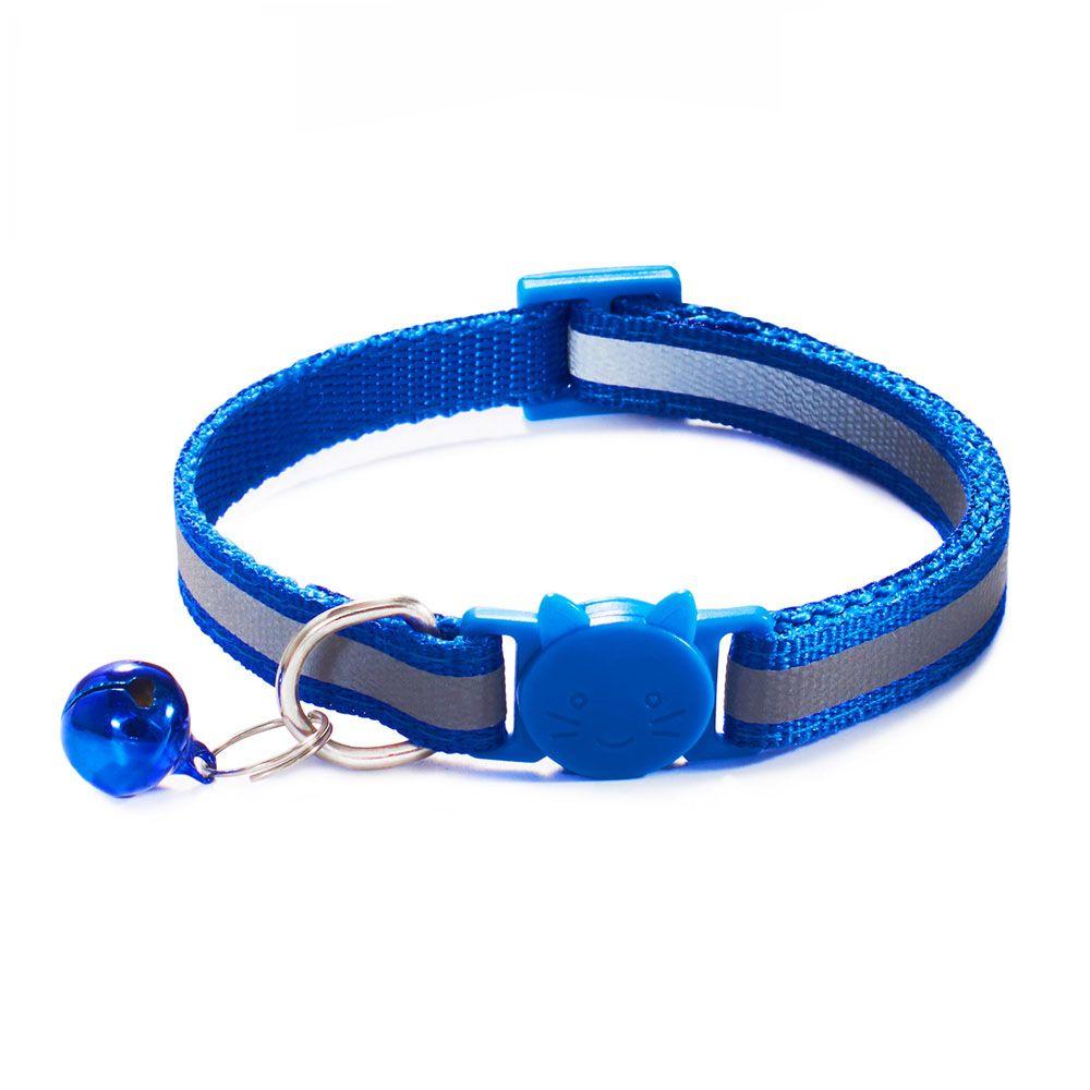 Neck Strap With Bell Adjustable Quick Release Reflective Cat Collar Kitten Safety