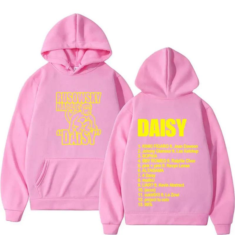 Rusowsky Madrid Daisy Tour Худи для фанатов Мужское&#
