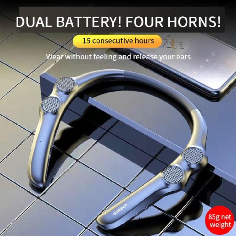 Носимая громкая связь на шею Беспроводной стереодинамик Bluetooth 9D