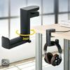 1PC 360° Rotating Headphone Stand Desktop Headset Holder PC Gaming Headset Desk Hanger Hook For Earphone Controller