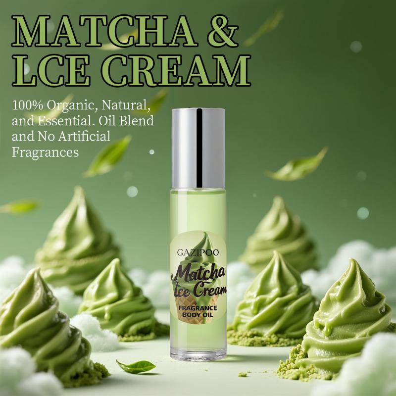 Малиновый Ice Cream Масляные духи-ролик Стойкий женский аромат Масло для тела Портативный мини-аромат для ежедневного использования