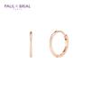 PAULBRIAL [14K] PTGE0093 Базовые серьги-клипсы маленькие (PG)