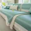 Ice Silk Sofa Cushion, Summer And Summer Non-Slip Mat, Simple Modern Light Luxury High-End Leather Sofa Cover