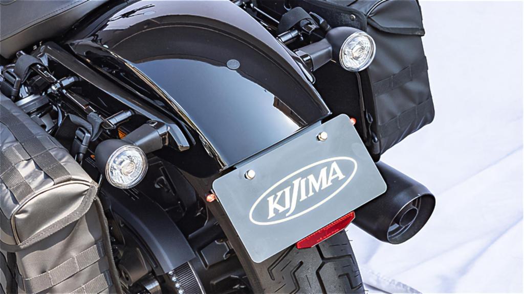 Kijima Motorcycle Parts Number Plate Bracket Kit with LED Nano Tail Lamp Night Star ('22-/RH975) HD-013917