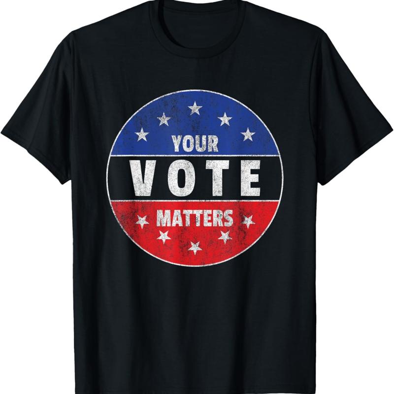 Your Vote Matters Vintage Election Sticker Art T Shirt