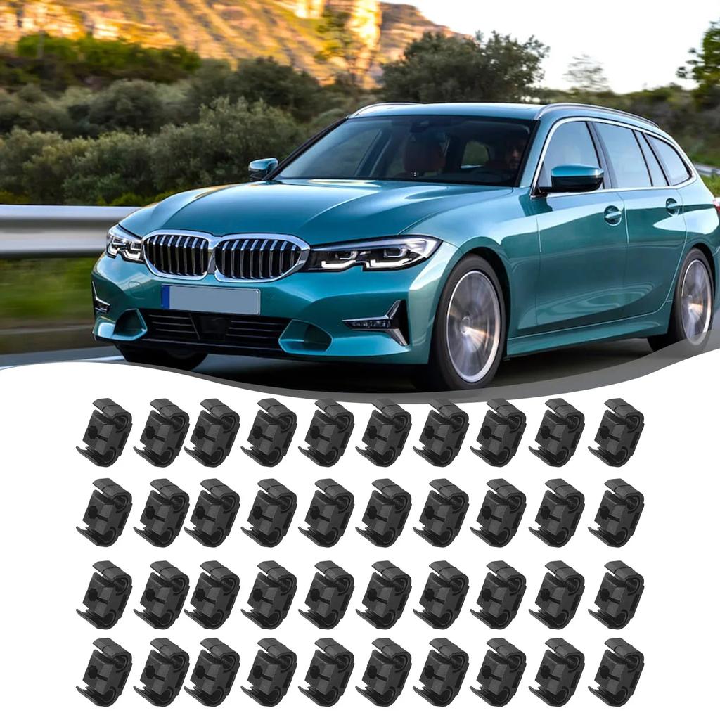 Прокладка зажима линии 40 шт. Аксессуары держатель тормозной линии двойной тормоз пластик практичная замена полезный абсолютно новый