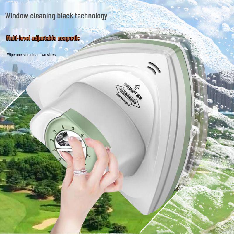 Сильный магнитный трехслойный скребок для мытья стекол для окон высотных зданий