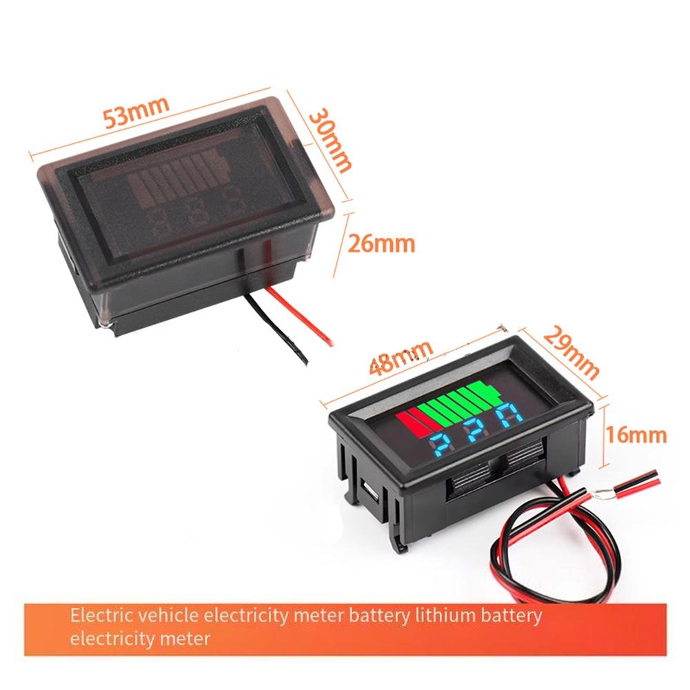 Мотоциклетный вольтметр Цифровой сборщик напряжения Электромобиль