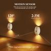Led Wall Lamp Modern Human Body Sensing Wireless Hole Small Night Light Charging Indoor Bedroom Bedside Staircase Wall Lights