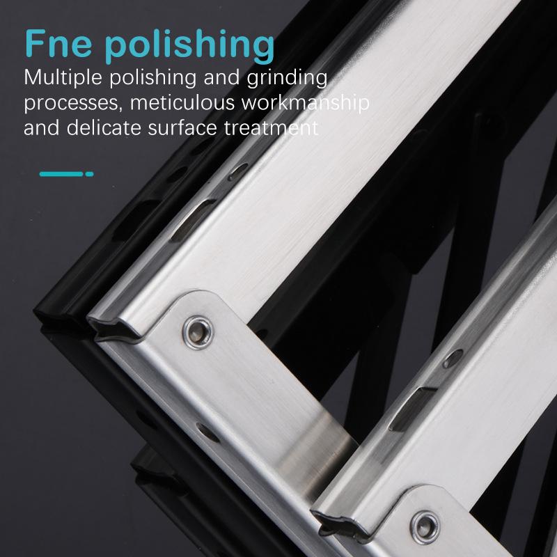 Автодом серебристый отделка утолщенная нержавеющая сталь мини складной столик автомобильные аксессуары кемперван складной кронштейн стол полка