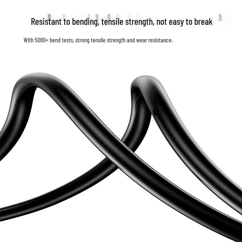 Кабель Type-C 6A с пружинным механизмом и поддержкой быстрой зарядки для Apple и Huawei