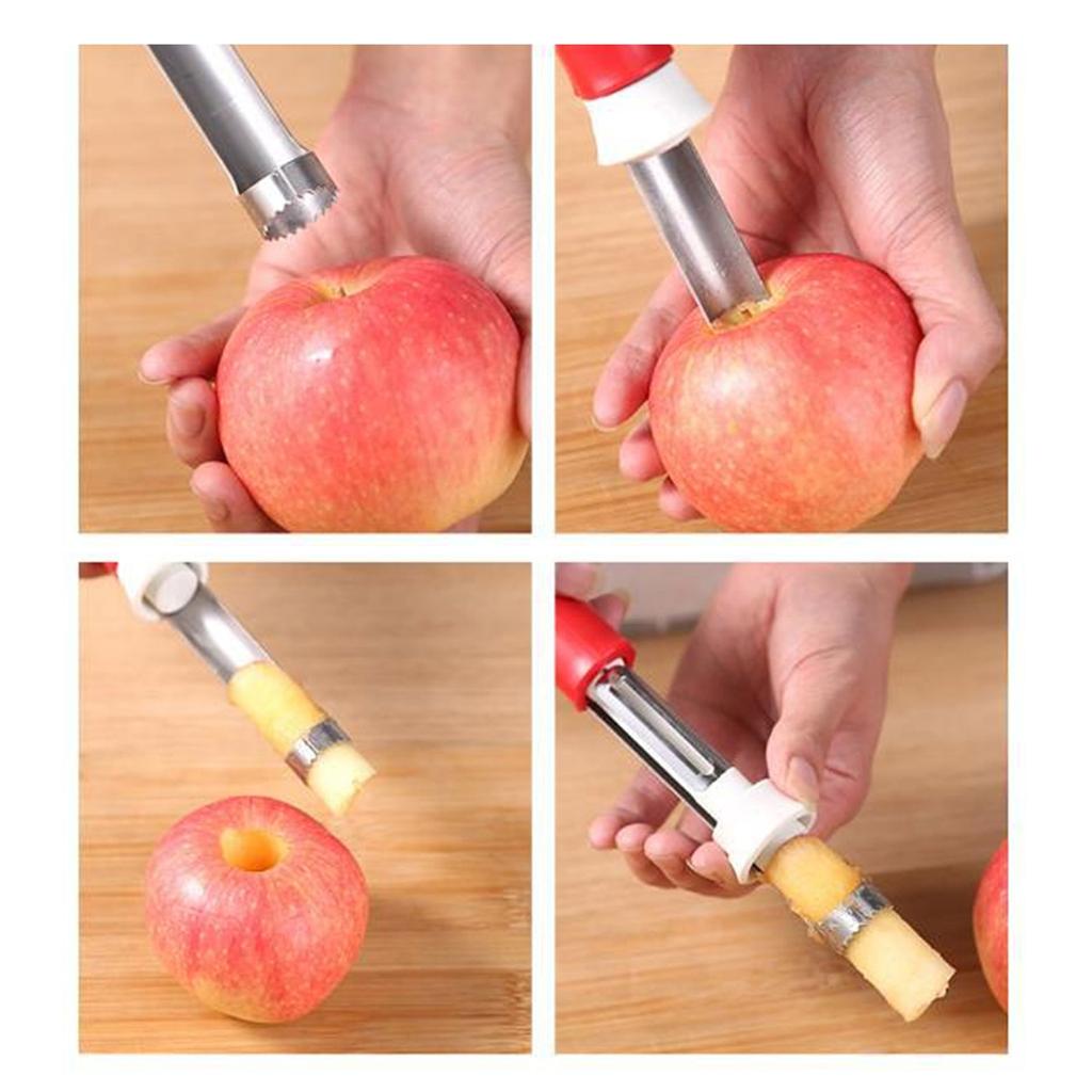 Удобный инструмент для удаления семян и кожуры фруктов, эффективный инструмент для очистки фруктов, нож для резки семян, кухонный гаджет