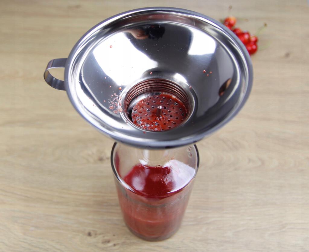 Steel Kitchen Funnel For Jars And Bottles + Strainer