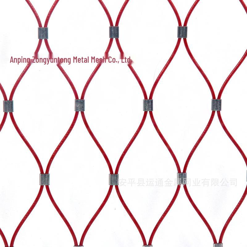 Сетчатое ограждение для защиты от падений на лестницах из нержавеющей стали