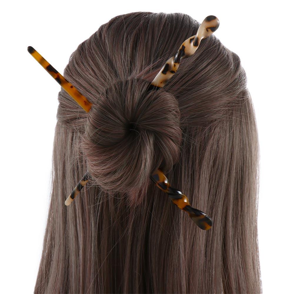 1PC Temperament Vintage Korea Acetate Hairpins Hair Sticks Disk Hair Hair Accessories