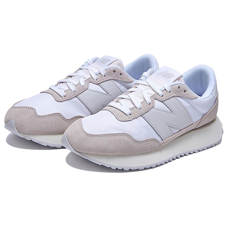 New Balance Nb 237 Ретро Универсальные Низкие Повседневные Кроссовки для Бега Мужские кроссовки Розовые Белые MS237TWS