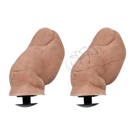 1/2/4 шт., подвески для обуви, сабо из крокодила, аксессуар, реалистичная форма большого пальца, пляжные тапочки, украшение, булавки для обуви, пряжка для обуви, сделай сам, функциональная, грязеотталкивающая, держится