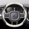 Для Volvo XC60 XC70 XC90 S60 S80 S90 V40 V50 V60 V90 38 см Карбоновое волокно Кожаная противоскользящая оплетка руля автомобиля Аксессуары