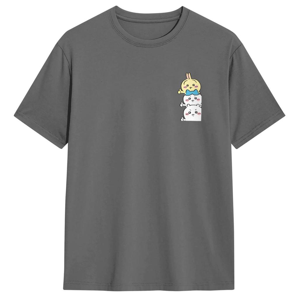 Chiikawa T Shirt Summer Awesome T-Shirts Cotton Leisure Tshirt For Man Short Sleeve Design Clothes