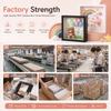 Wood MDF Photo Square 8x8 10x10 12x18 A3 Modern Vintage Classic Wall/Tabletop Black White Lightweight Durable OEM Custom