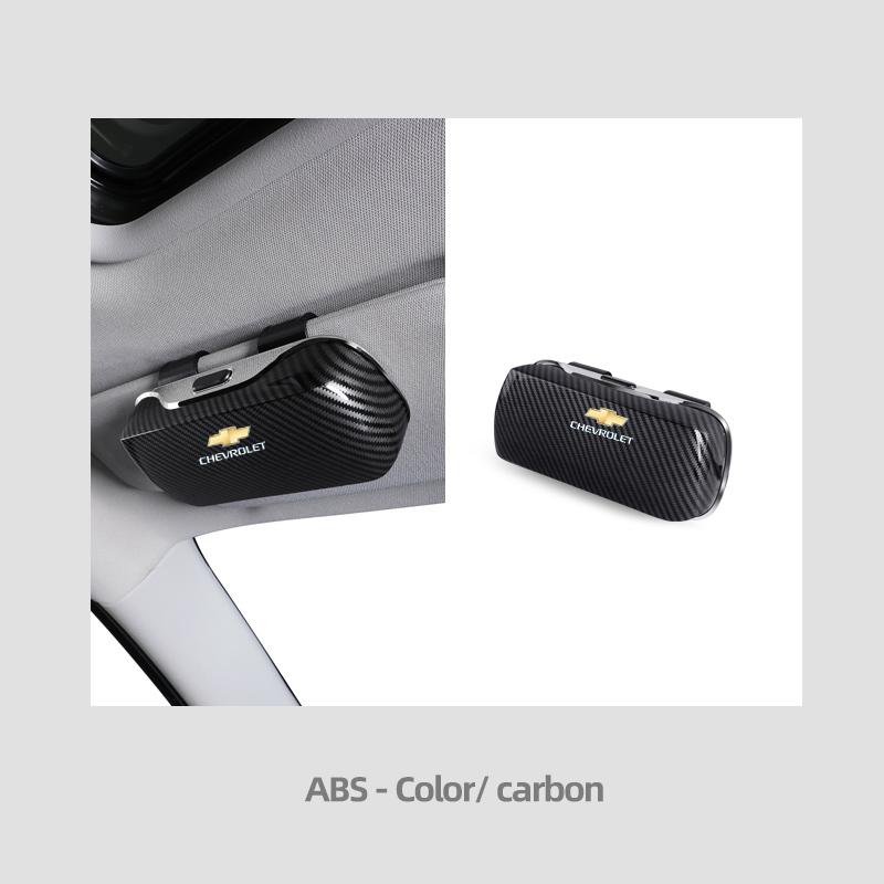 Car Glasses Clip Sunglasses Box Genesis Sun Visor Eyeglasses Card Ticket Holder For Chevrolet CRUZE Spark Captiva Epica SS Onix