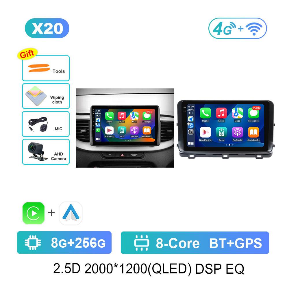 Автомобильный радиоприемник, мультимедийный проигрыватель, Android 14, интеллектуальная система для Kia Ceed 3 CD 2018 - 2022, 2,5-дюймовый экран, GPS-навигация, WiFi, BT