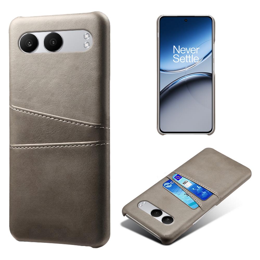Чехол для OnePlus Nord 4 с двойными слотами для карт, из ПУ кожи + жесткий ПК, чехол для телефона