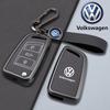 Для VOLKSWAGEN VW Новый Чехол-держатель-защита для умного дистанционного ключа автомобиля из цинкового сплава и кожи для VW Volkswagen Passat 2017 Ke