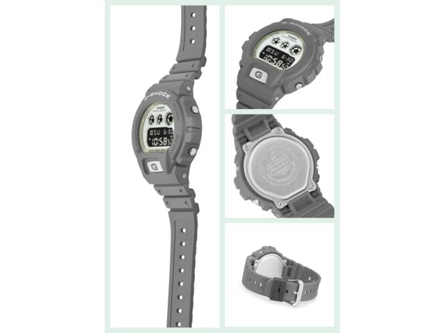 Casio G-SHOCK DW-6900HD-8JF HIDDEN GLOW серия цифровых часов светящийся циферблат 50 мм
