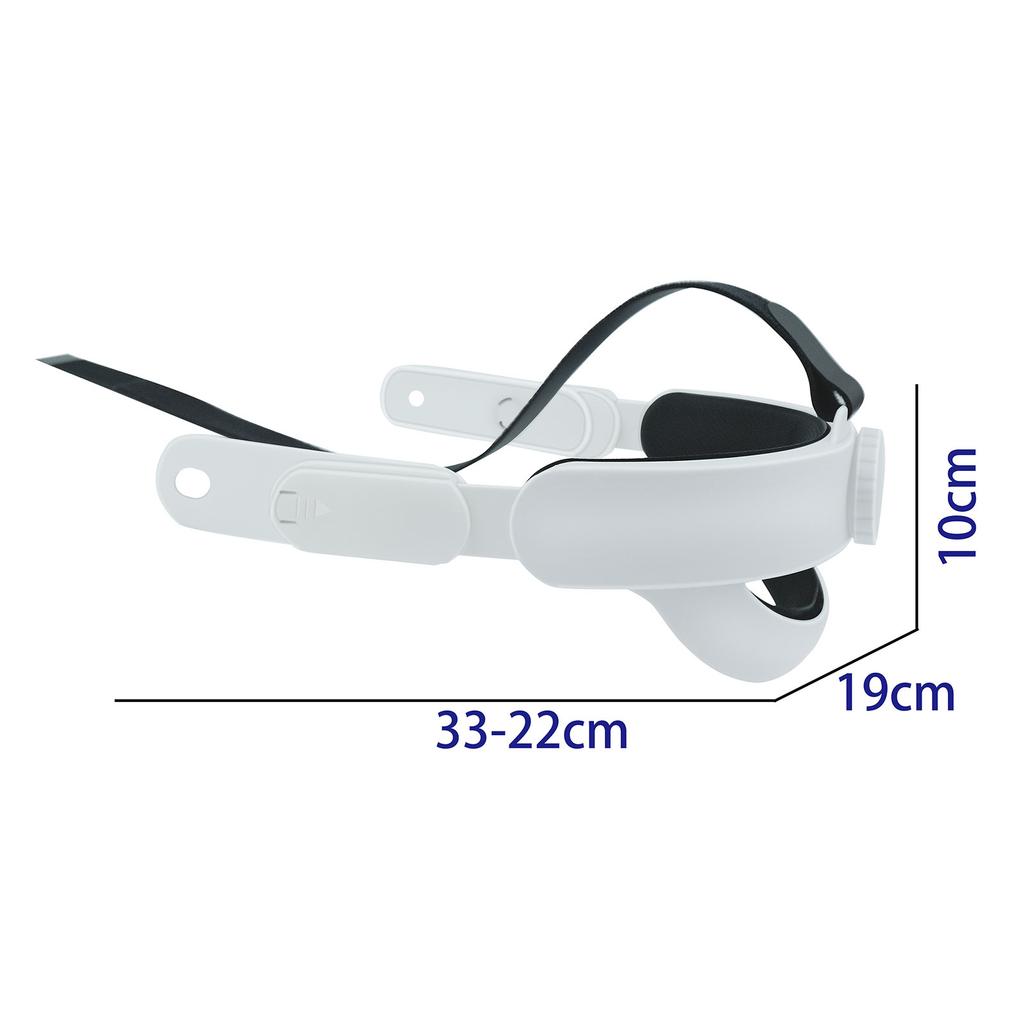 Ремешок на голову для Meta Quest 3 VR Сменные аксессуары Повышенный комфорт, снижение давления на голову Регулируемый шарнир