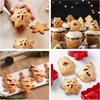 3pcs Christmas Mini Hand Pie Molds for Baking Dough Presser