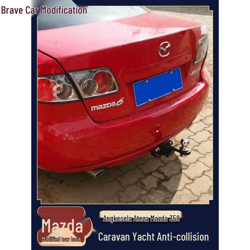 Совместимо с фаркопами Mazda 356 и 6, модифицированными крюками и крюками для буксировки на бездорожье.