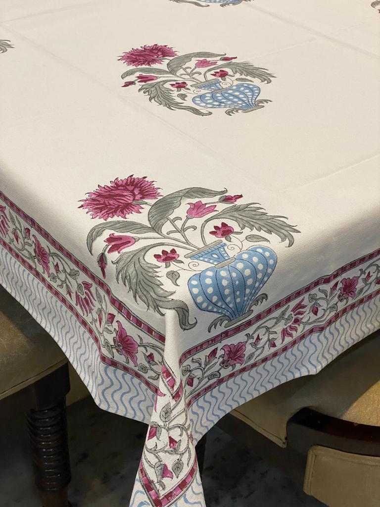 Blockprint Table Cloth 6 Seater (90*60 Inches)