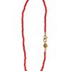 LAYERMOOD 24 Gold red new ball Necklace-silver925