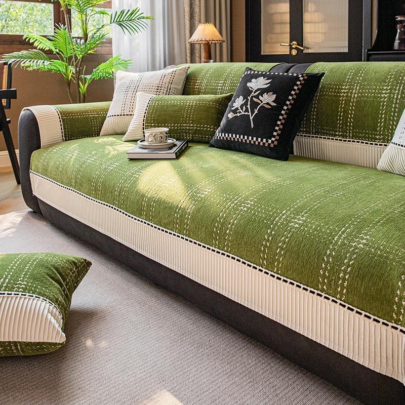 Подушка для дивана, всесезонная, универсальная, противоскользящая, премиальное ощущение, подходит для домашних животных и машинной стирки, ткань Snow Neale, противоскользящая и защита дивана