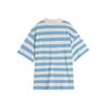 PUMA Striped SS25 WARDROBE ESS Polo Shirt Unisex Light Blue 633857-57