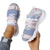 2025 Women's Mesh Knitted Sneakers Summer Designer Breathable Increased Casual Sneakers Lightweight Woman Platform Walking Shoes