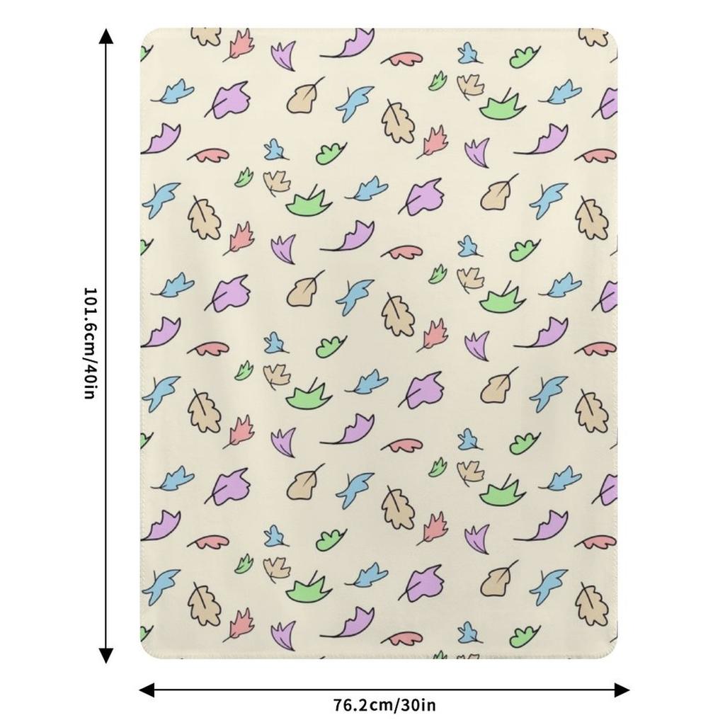 Heartstopper Leaves Throw Blanket Soft Solid Color Blanket for Couch Bed