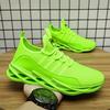 Lightweight Fly-woven Sports and Leisure Shoes Large Size 472025 Green Student Running Shoes Platform Men's Shoes