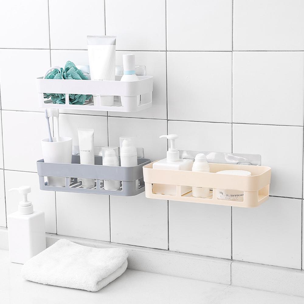 Bathroom Shelf Adhesive Storage Rack Corner Shower Shelf Kitchen Home Decoration
