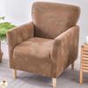 Flowers Club Armchair Cover Stretch Square Arm Back Tub Slipcover Single Small Chair Seater Sofa Cover for Home Club Bar