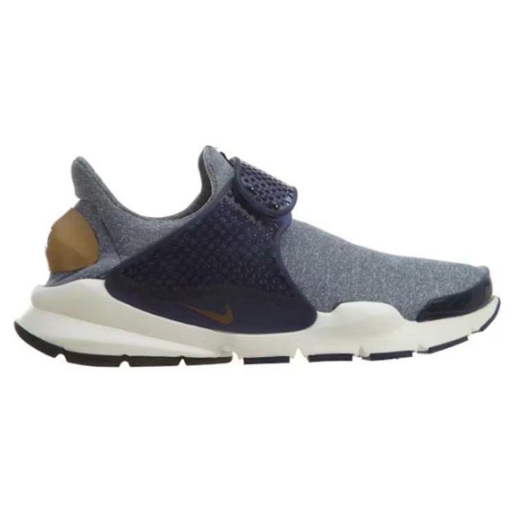 Nike Sock Dart SE Golden Beige Women Sneakers Blue Midnight-Navy Sail 862412-400