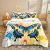 Butterfly Series 3D Digital Printing Three-Piece Bedding Kit Bed Sheet Quilt Cover
