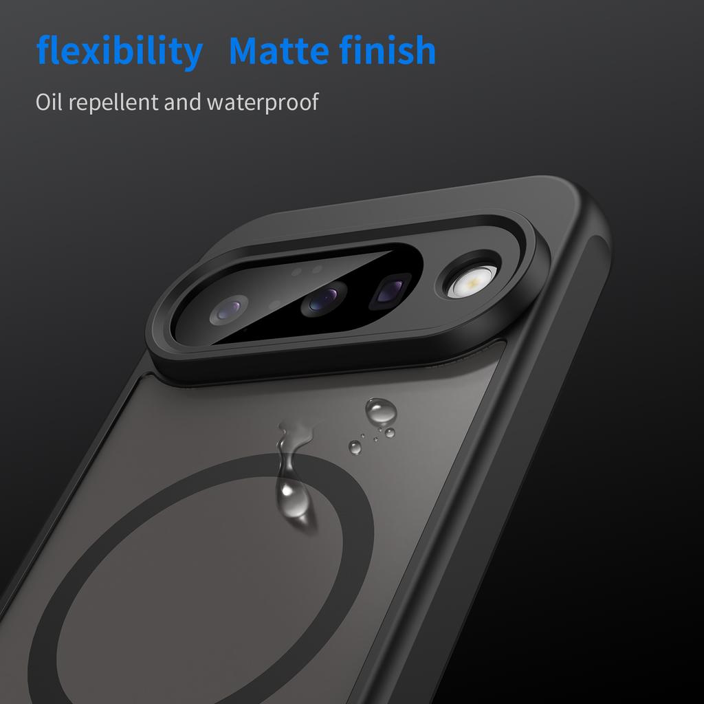For Google Pixel 10 Pro XL Case Hard transparent Magnetic Wireless Charging Protective Back Cover For Pixel 10 9 Pro Xl 9a Shell
