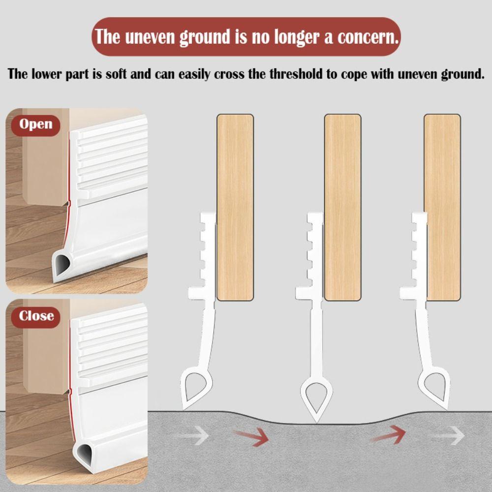 Self-adhesive Door Draft Stopper Noise Reduction Blocker Professional Sound Barrier Bedroom