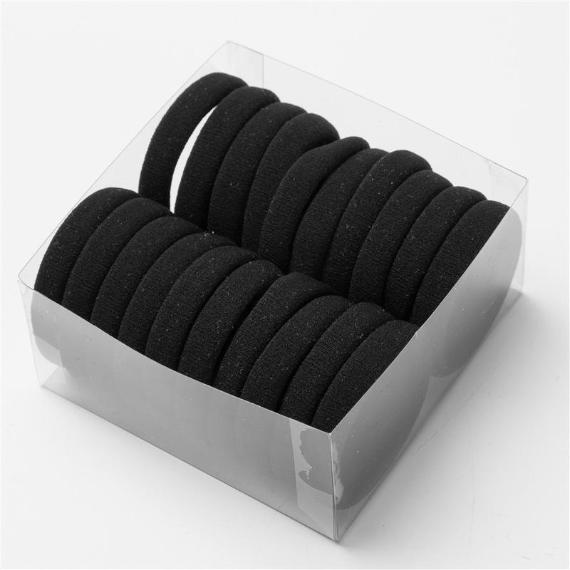 20/30PCS/Set Women Girls Basic Hair Bands 4cm Simple Solid Colors Elastic Headband Hair Ropes Ties Hair Accessories Ponytail Holder