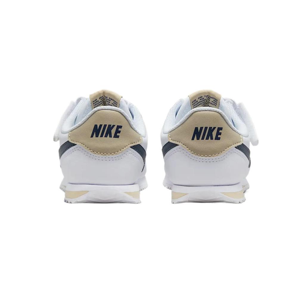 Nike Cortez EasyOn Белый Пустынный Хаки Громовой Синий (PS) Детские кроссовки DM0951-114