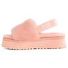 UGG Disco Sheepskin Comfortable Versatile Fashion Sandals Women Sandals Pink 1112258-PDS